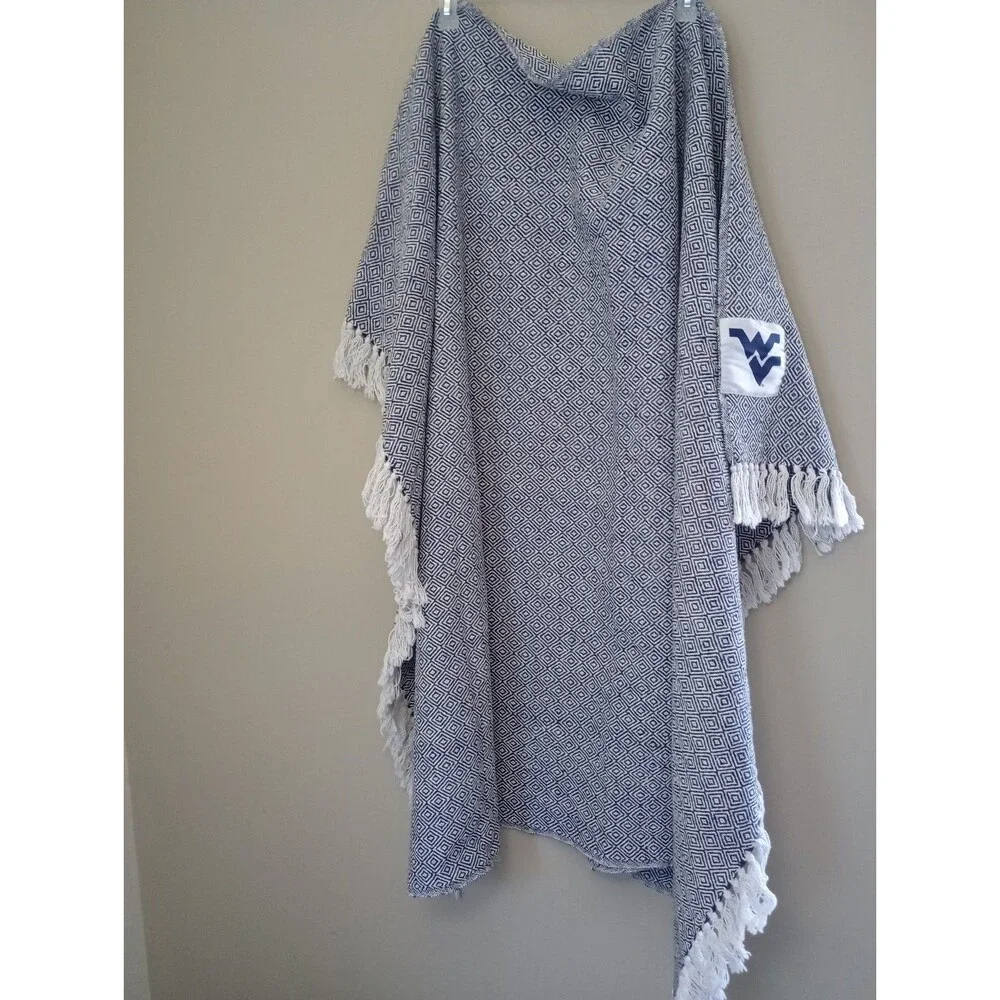 Logo Brands West Virginia WVU Mountaineers Dream Weave Throw Blanket